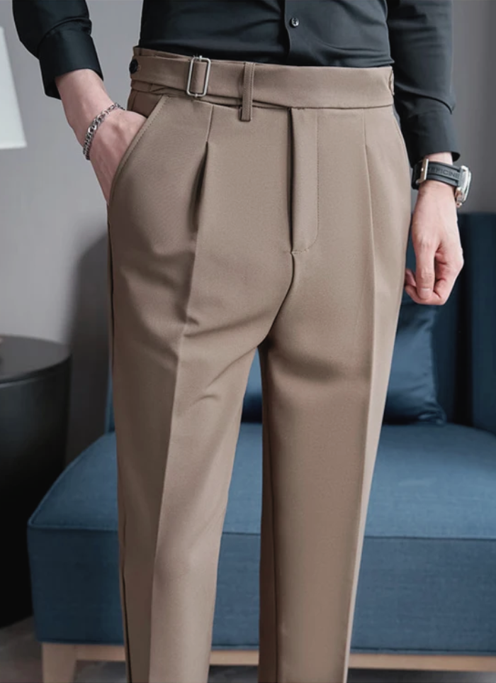 Tailored Palermo Trousers - Brown