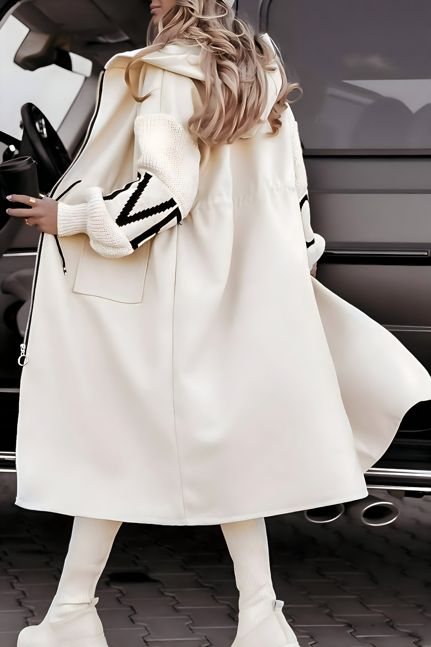 MABEL – Elegant Hooded Coatigan