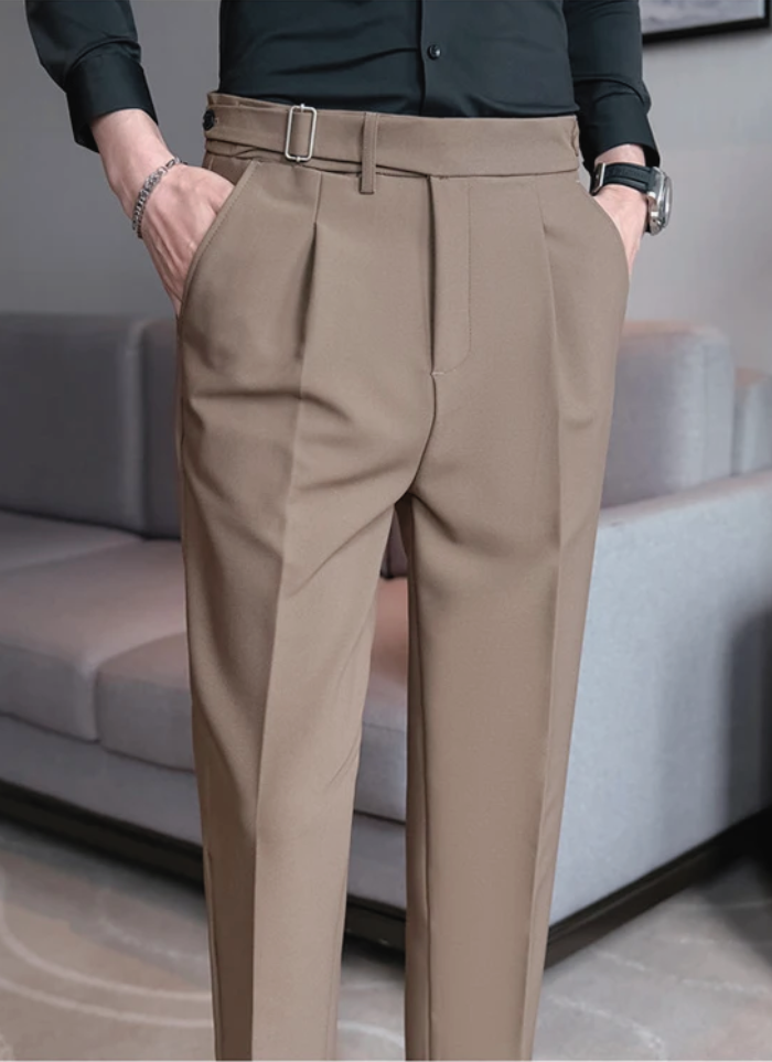 Tailored Palermo Trousers - Brown