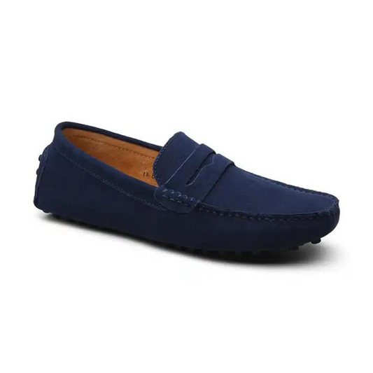 Vivia - Suede Driver Loafers