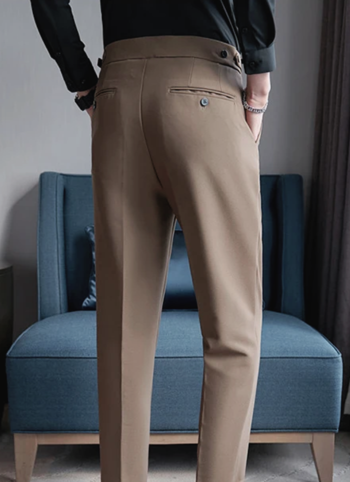 Tailored Palermo Trousers - Brown