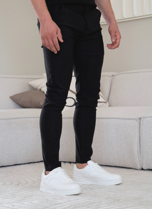 Verona Lightweight chinos - Black