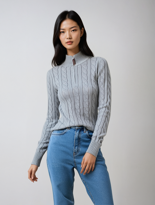 Zia Half Zip Sweater