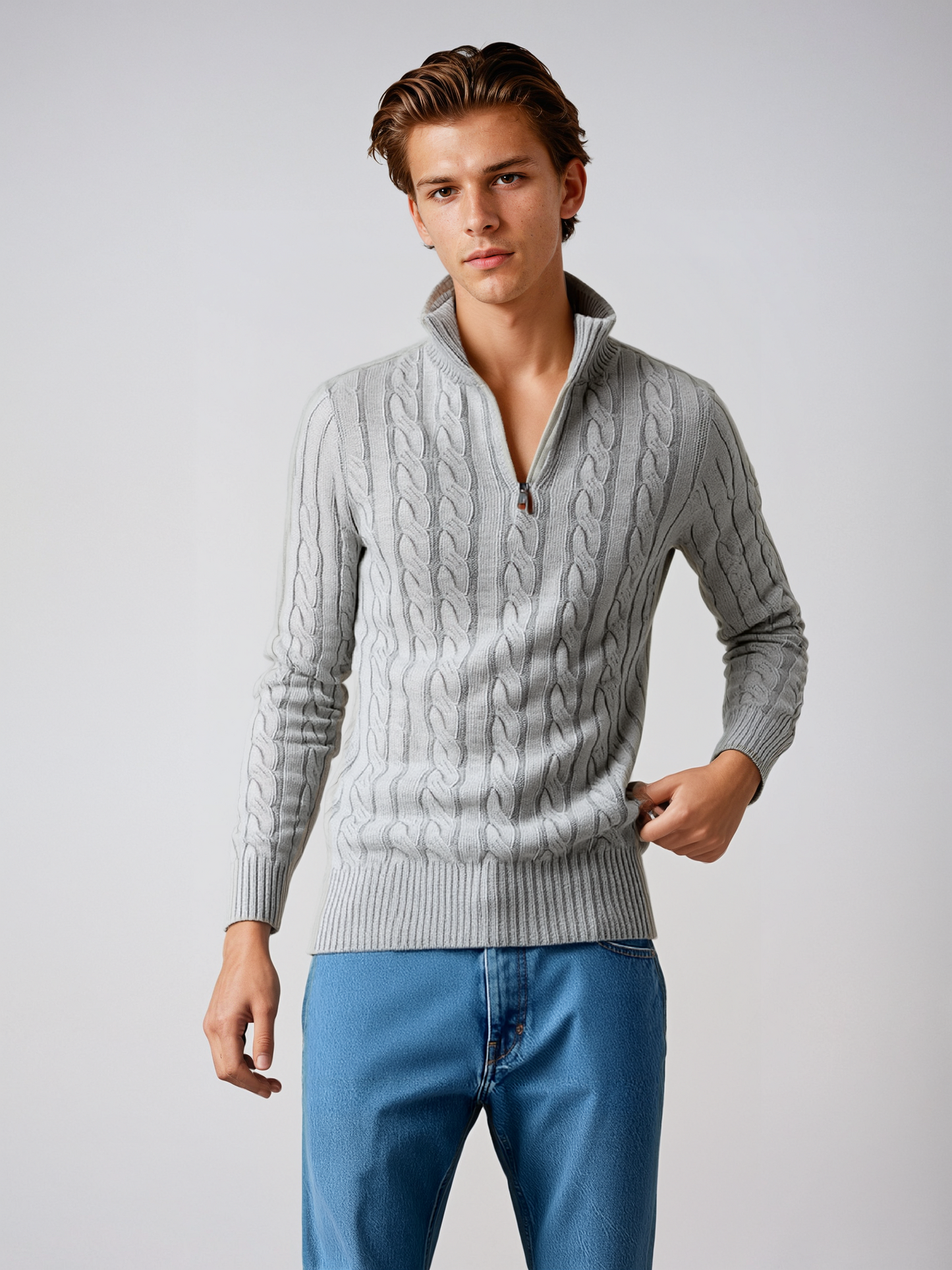 Viera Half Zip Sweater
