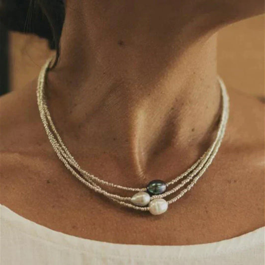 Valesca - Vintage Natural Pearl Necklace