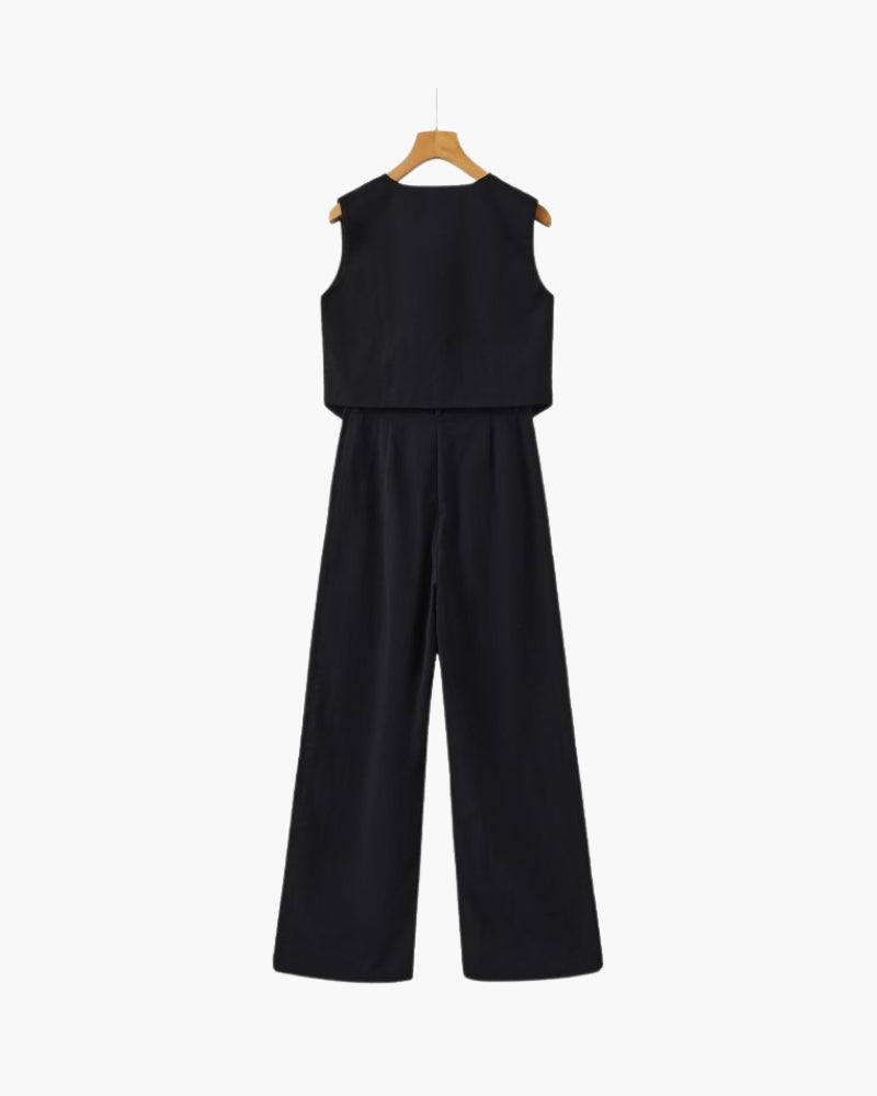 Sophia - Linen Two-Piece Set