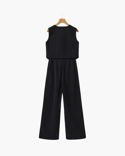Sophia - Linen Two-Piece Set