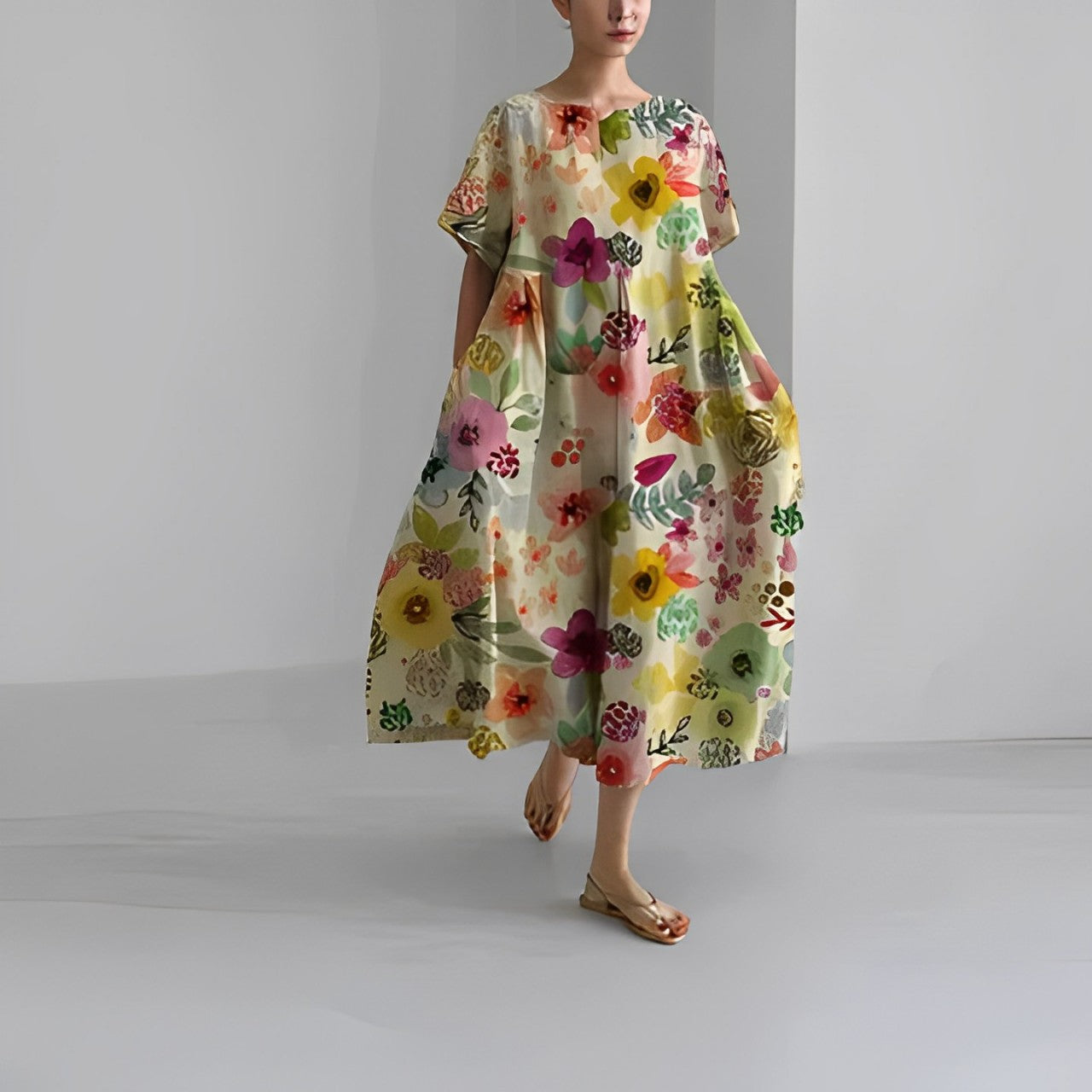 Gianna - Floral Boho Dress