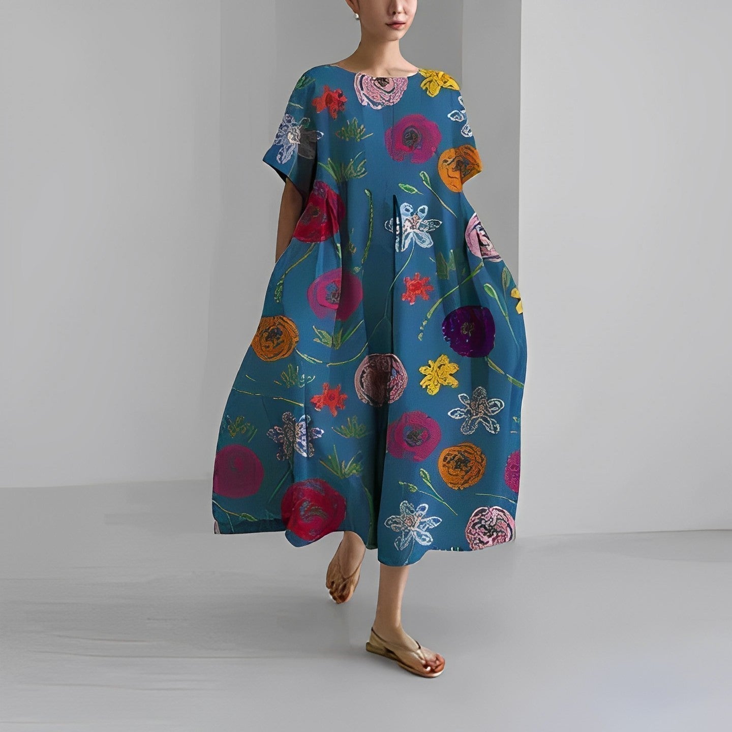 Gianna - Floral Boho Dress