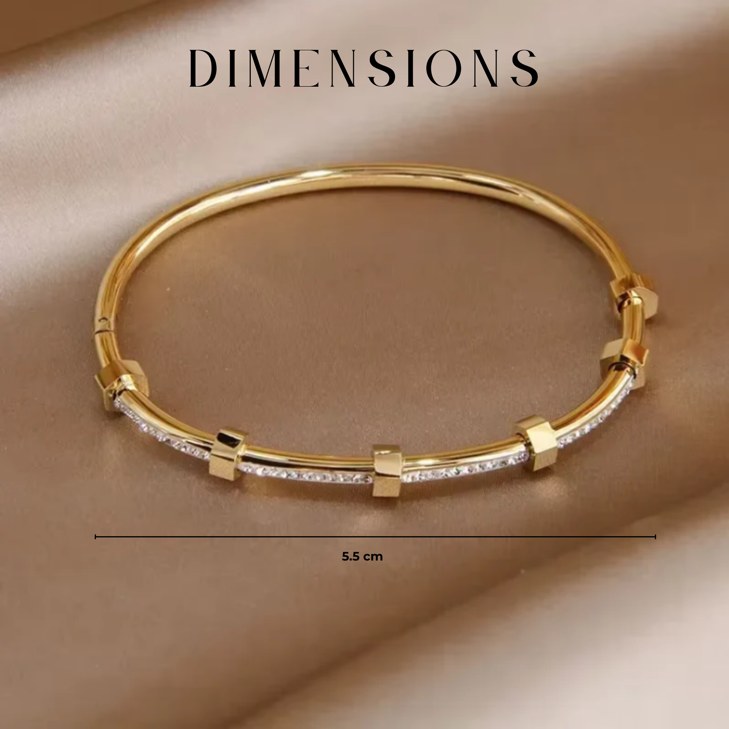 Valesca - Bright Golden Bracelet