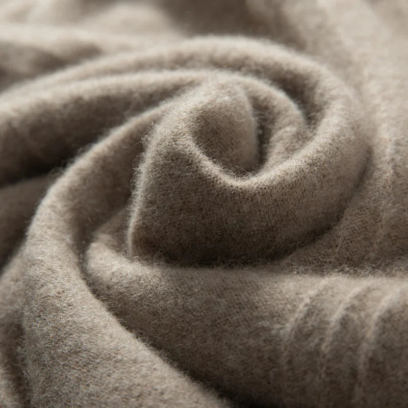 100% Cashmere Half Zip Sweater