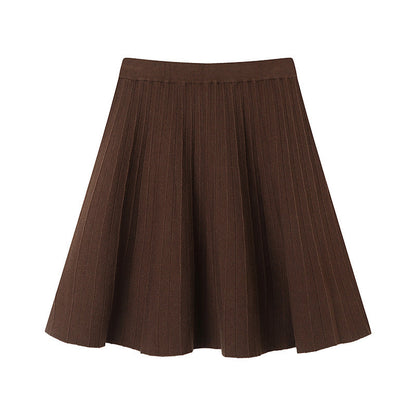 Luisa Pleated Wool Mini