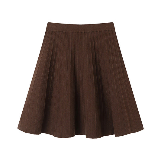 Luisa Pleated Wool Mini