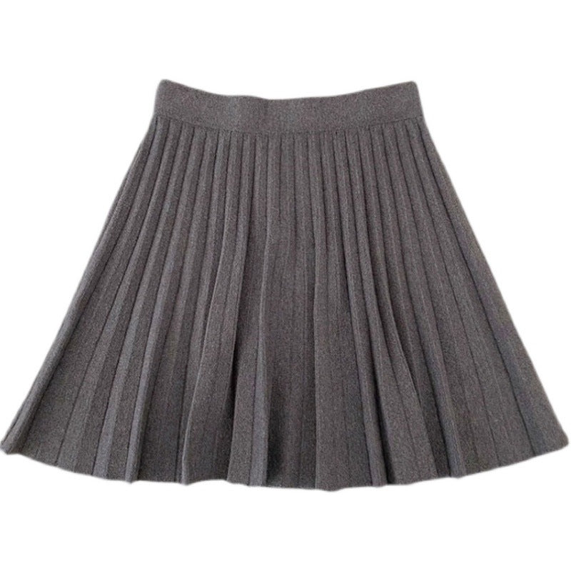 Luisa Pleated Wool Mini