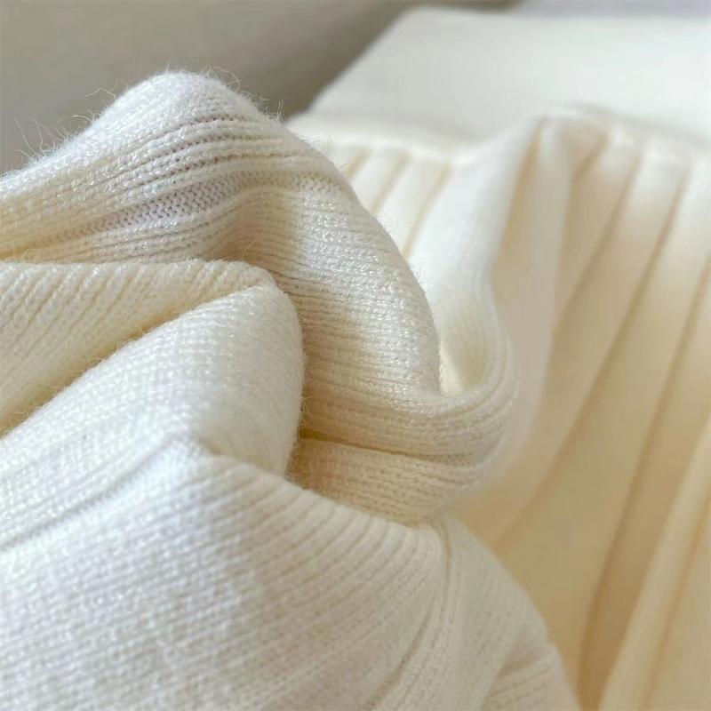 Luisa Pleated Wool Mini