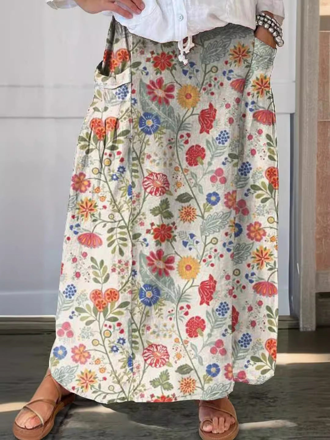 Elisa Floral Maxi Skirt