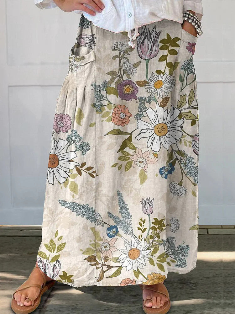Elisa Floral Maxi Skirt