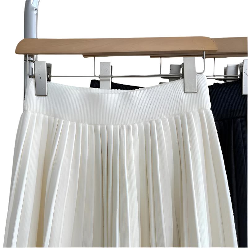Luisa Pleated Wool Mini