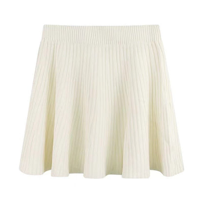 Luisa Pleated Wool Mini