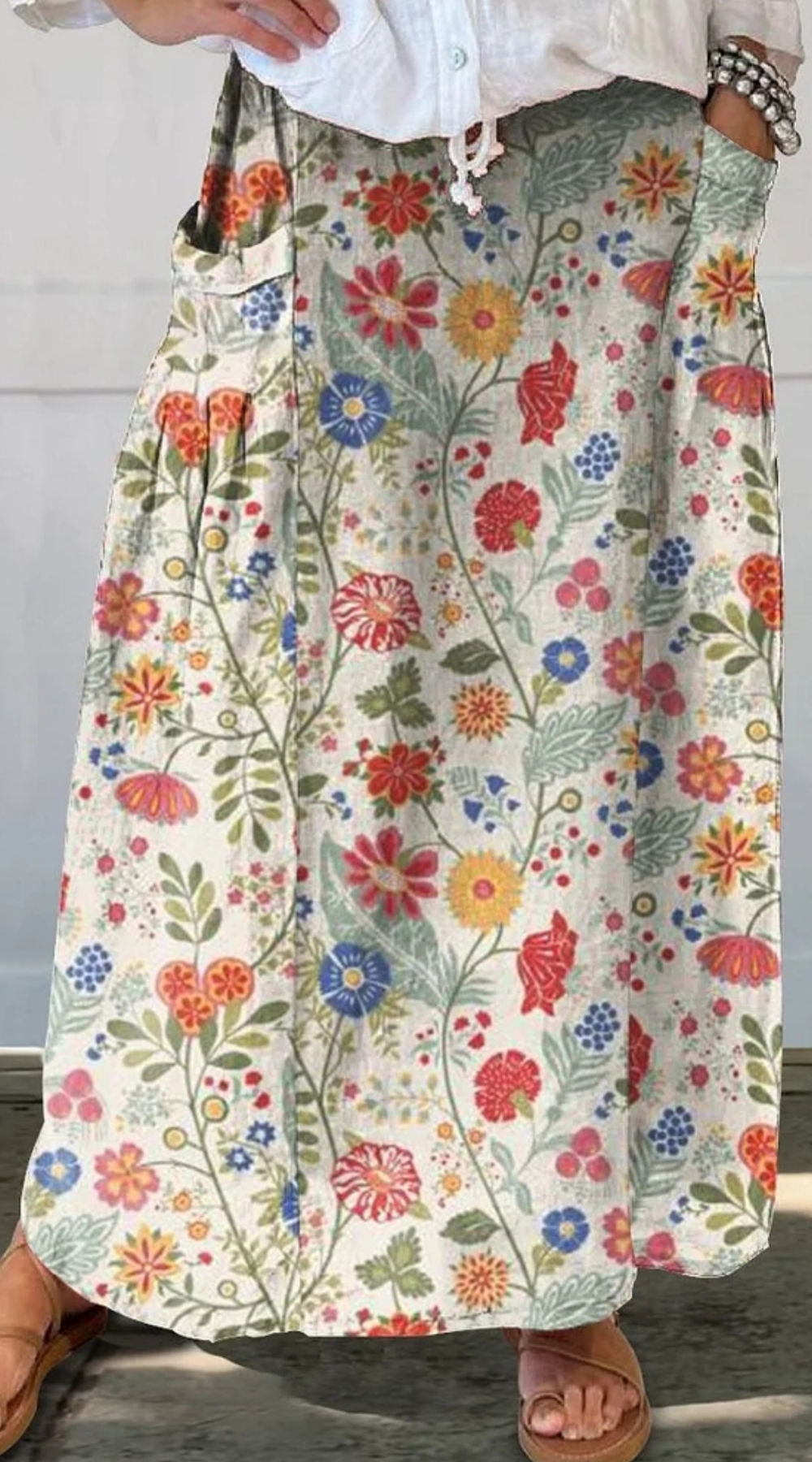 Elisa Floral Maxi Skirt