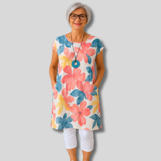 Emmeline – Elegant Butterfly Print Dress