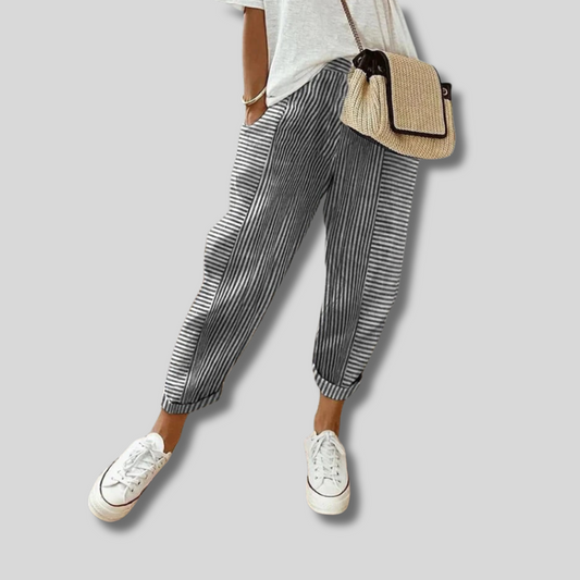 Josephine – Striped Comfort Trousers
