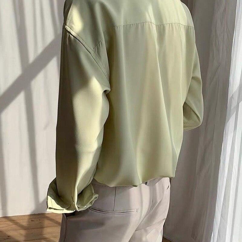Sunset Palms Shirt - Light Green