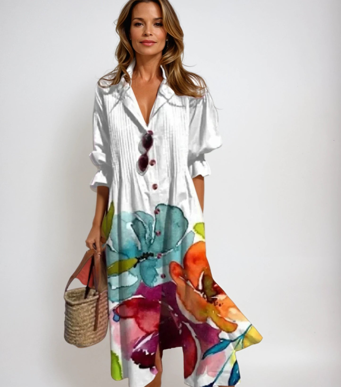 Raffaella - Boho Floral Dress