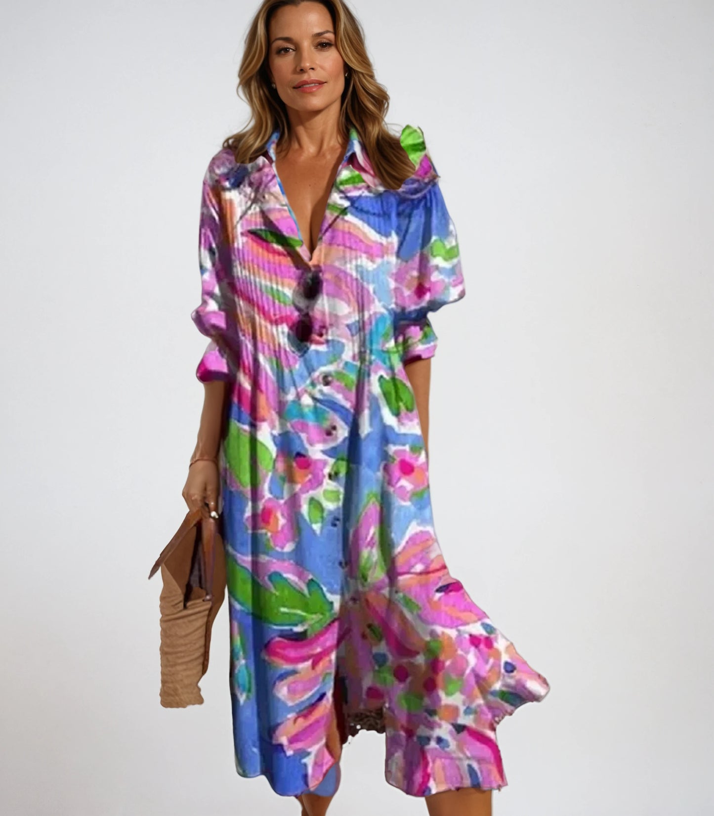 Raffaella - Boho Floral Dress