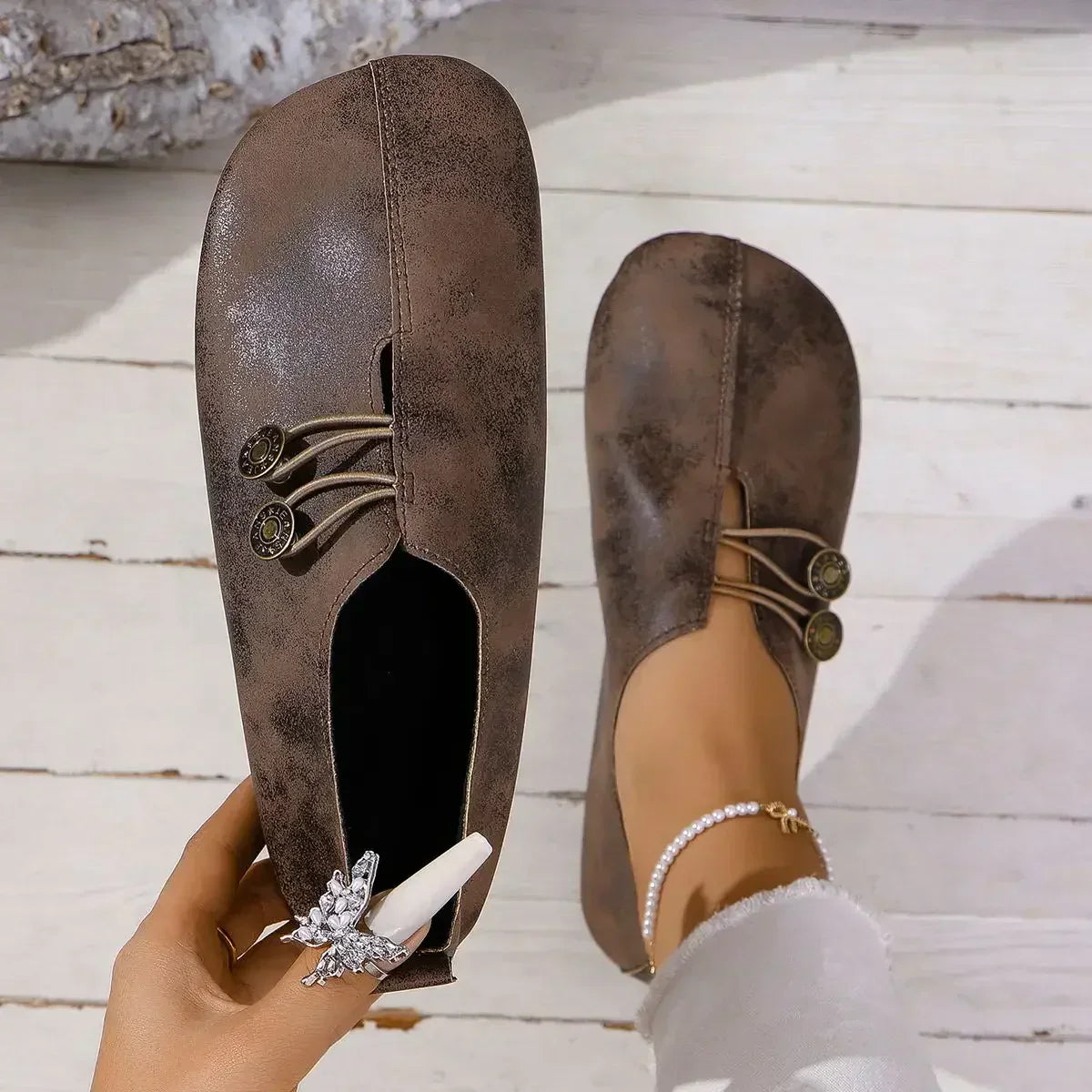 Eveline – Soft Suede Orthopedic Loafers