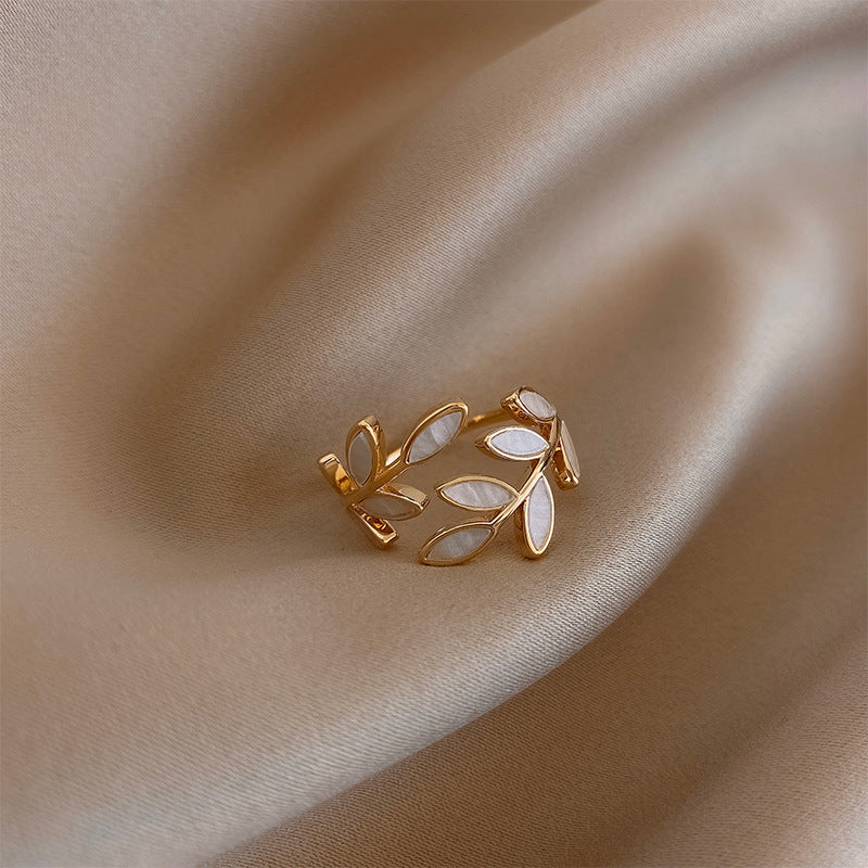 Alessandra - White Opal  Ring