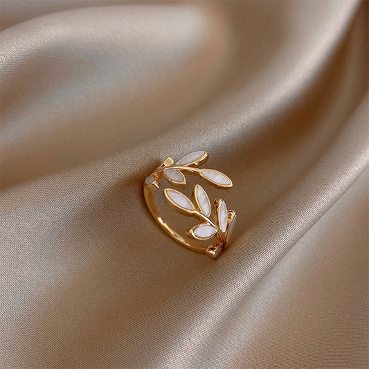 Alessandra - White Opal  Ring