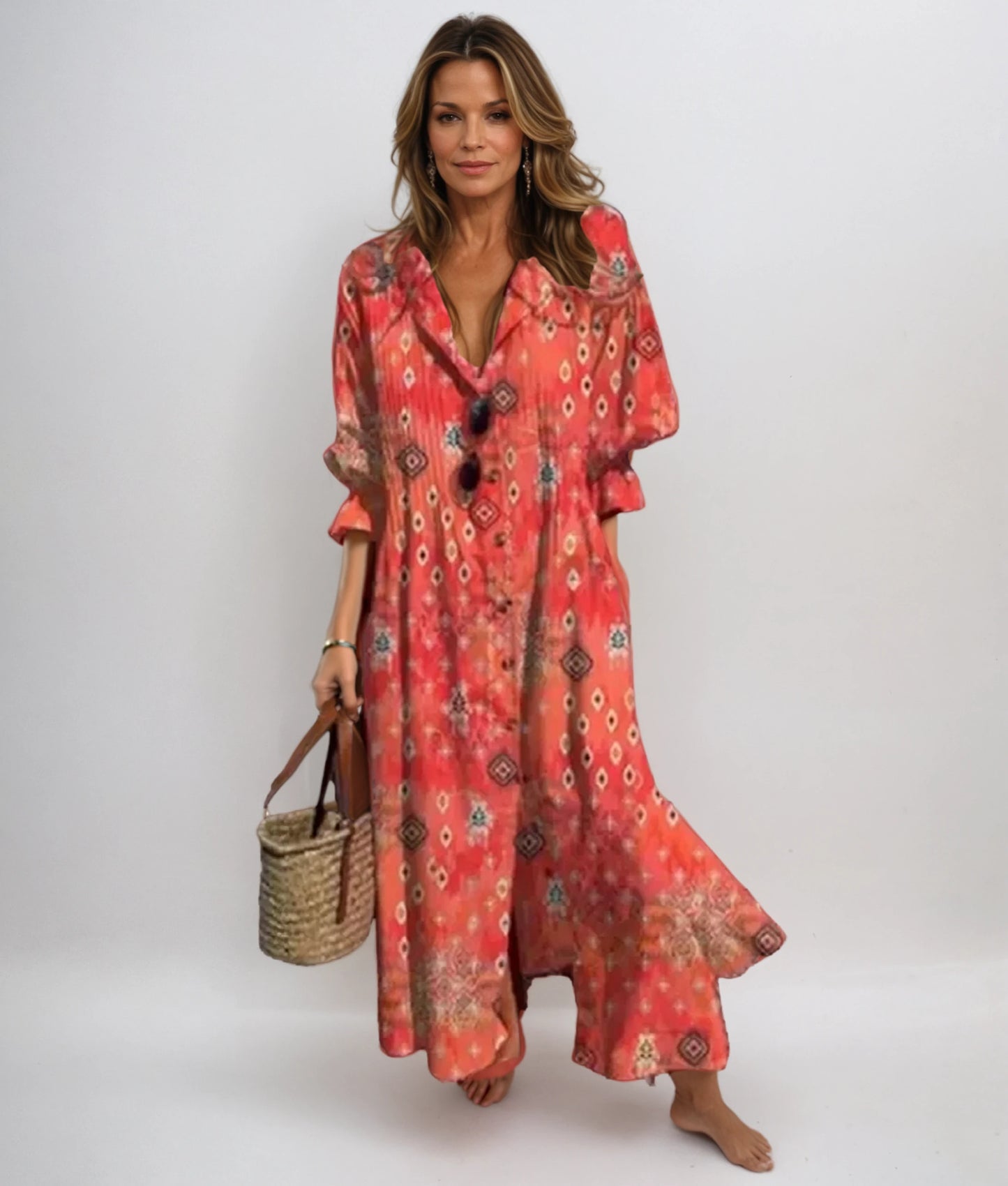 Raffaella - Boho Floral Dress