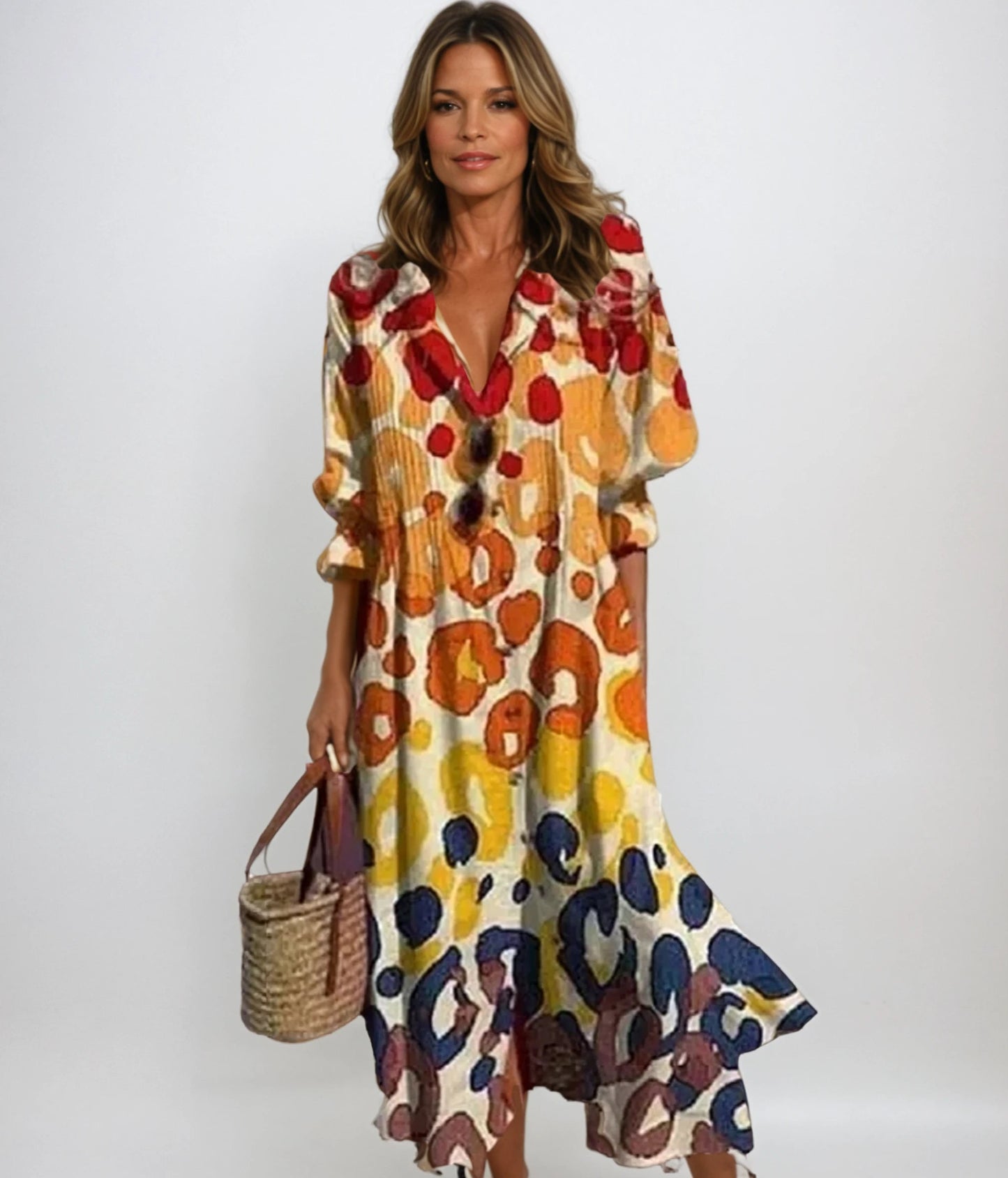 Raffaella - Boho Floral Dress