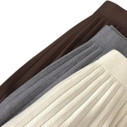 Luisa Pleated Wool Mini