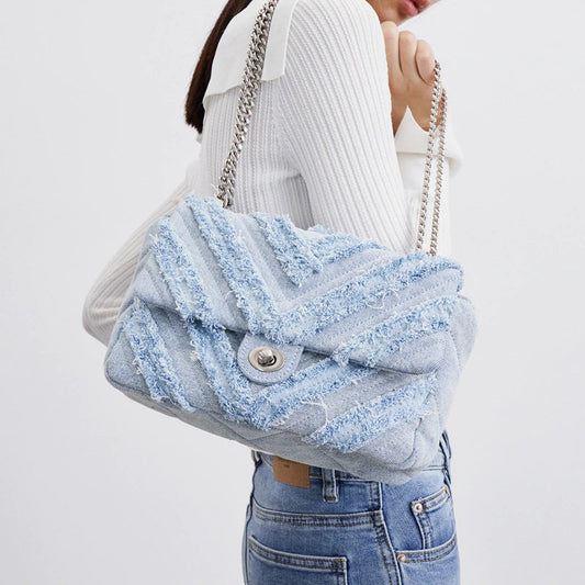 Ivana - Denim Chain bag