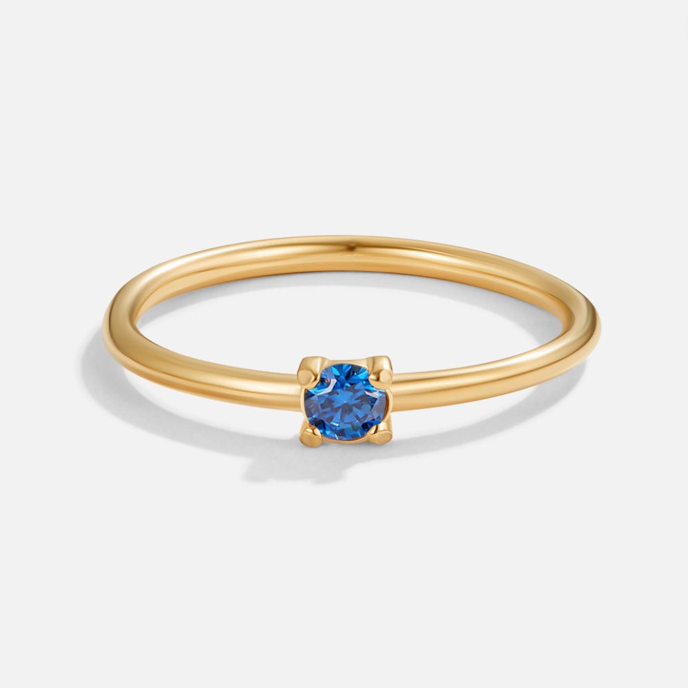 Eleanor Birthstone 18K Gold Ring