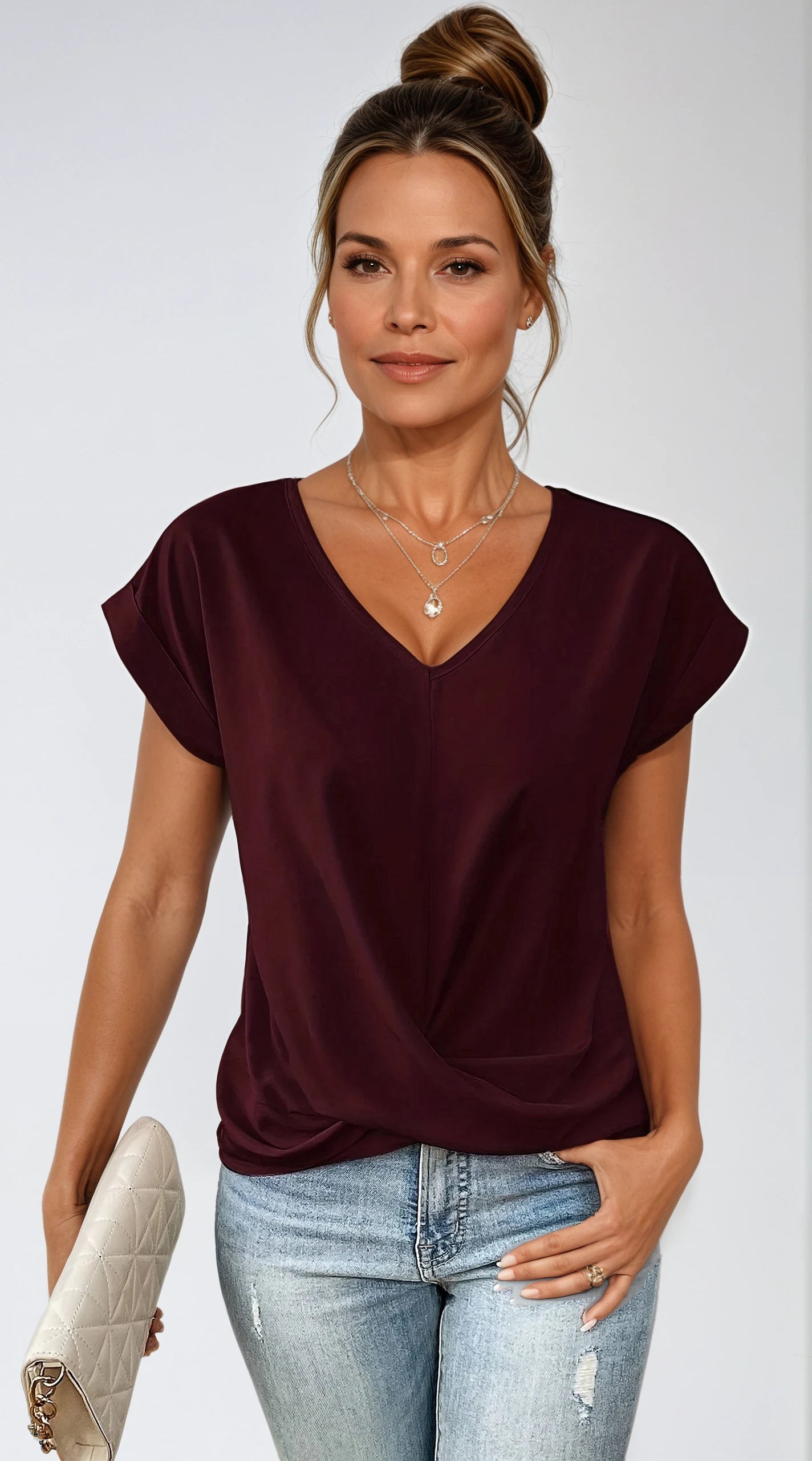 Alina V-Neck Tee