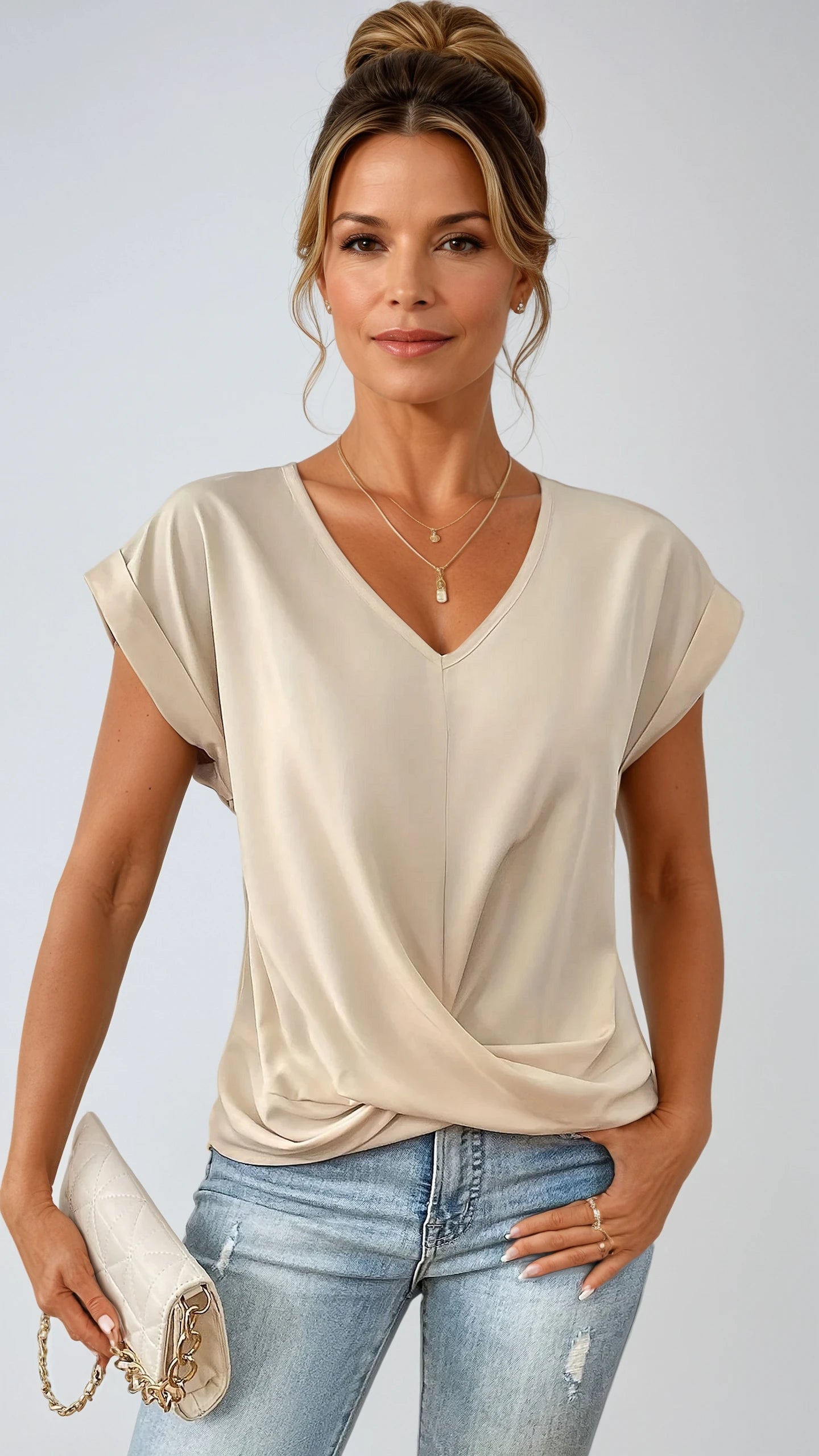 Alina V-Neck Tee
