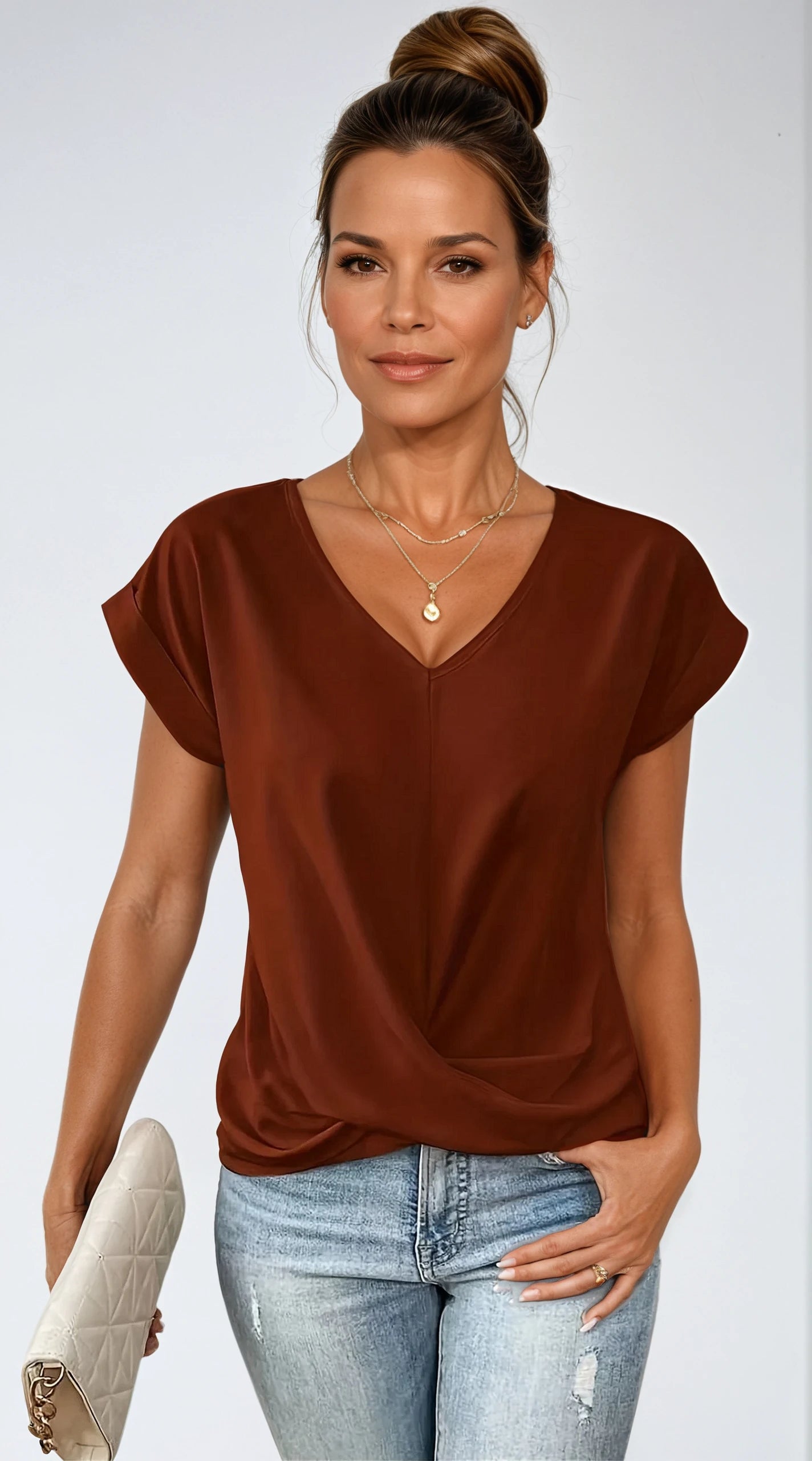 Alina V-Neck Tee