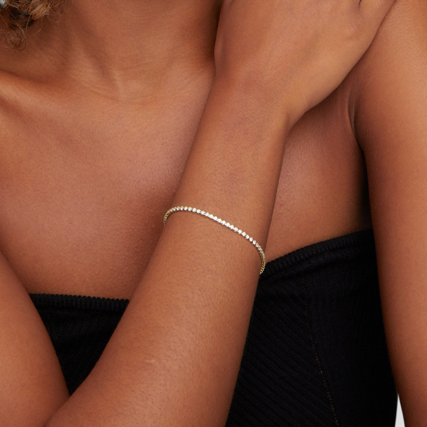 Beatrice Gold Tennis Bracelet