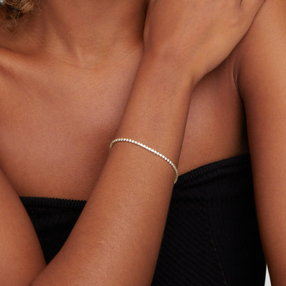 Beatrice Gold Tennis Bracelet