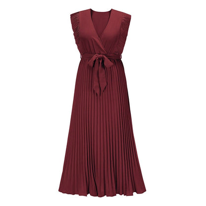 Celeste – Deep Green Boho Maxi Dress