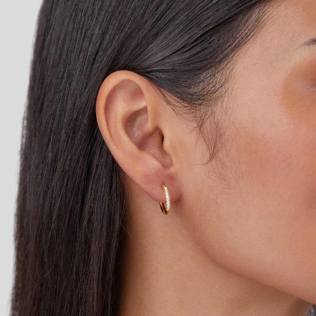 Adelaide Eternity Hoop Earrings