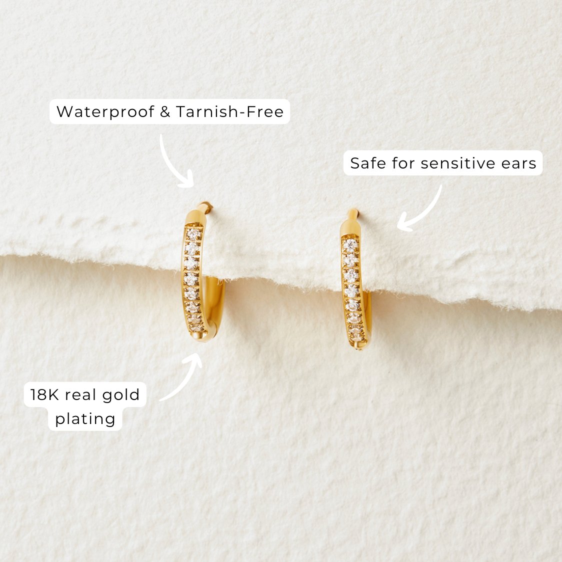 Adelaide Eternity Hoop Earrings