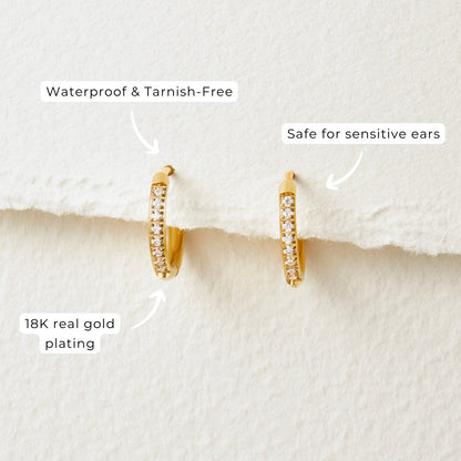 Adelaide Eternity Hoop Earrings