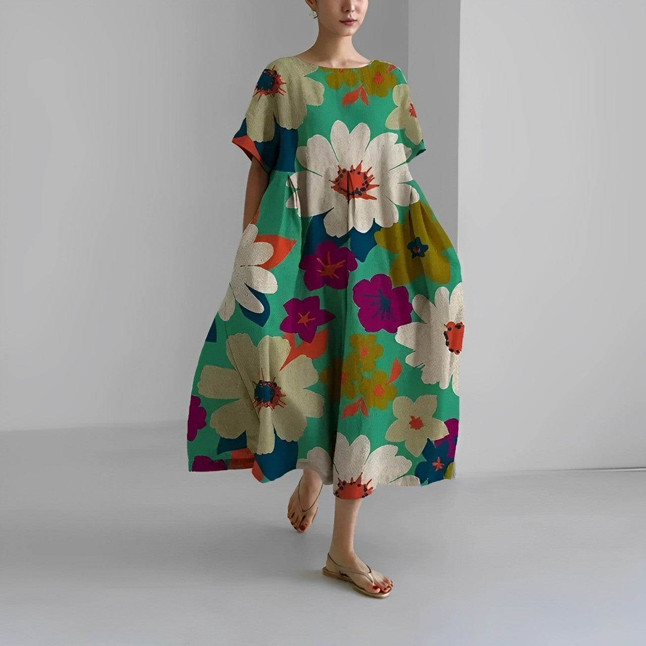 Gianna - Floral Boho Dress