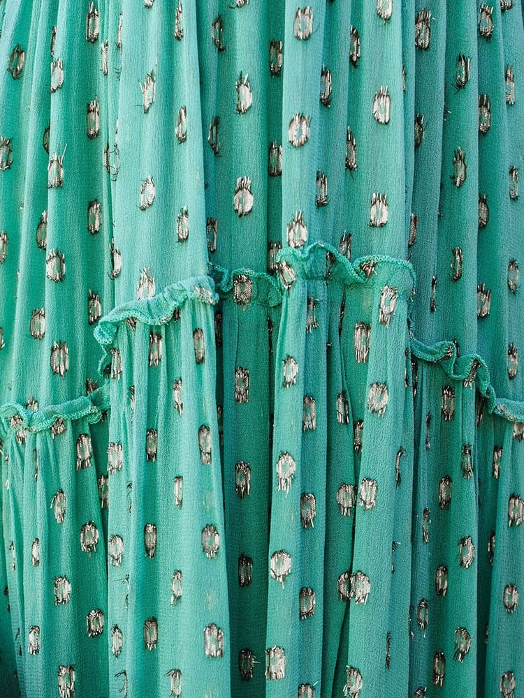 Celeste – Green Ibiza Maxi Dress
