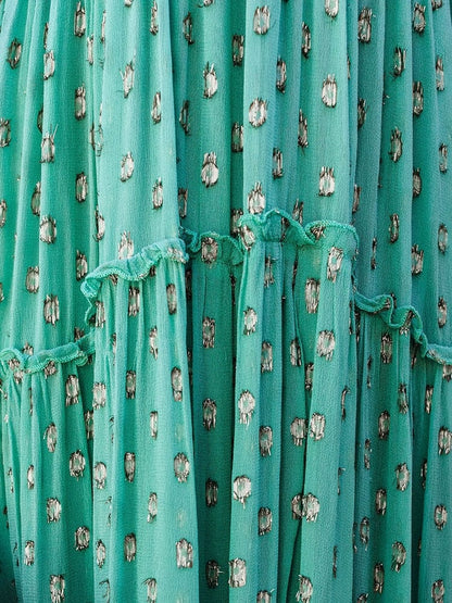 Celeste – Green Ibiza Maxi Dress