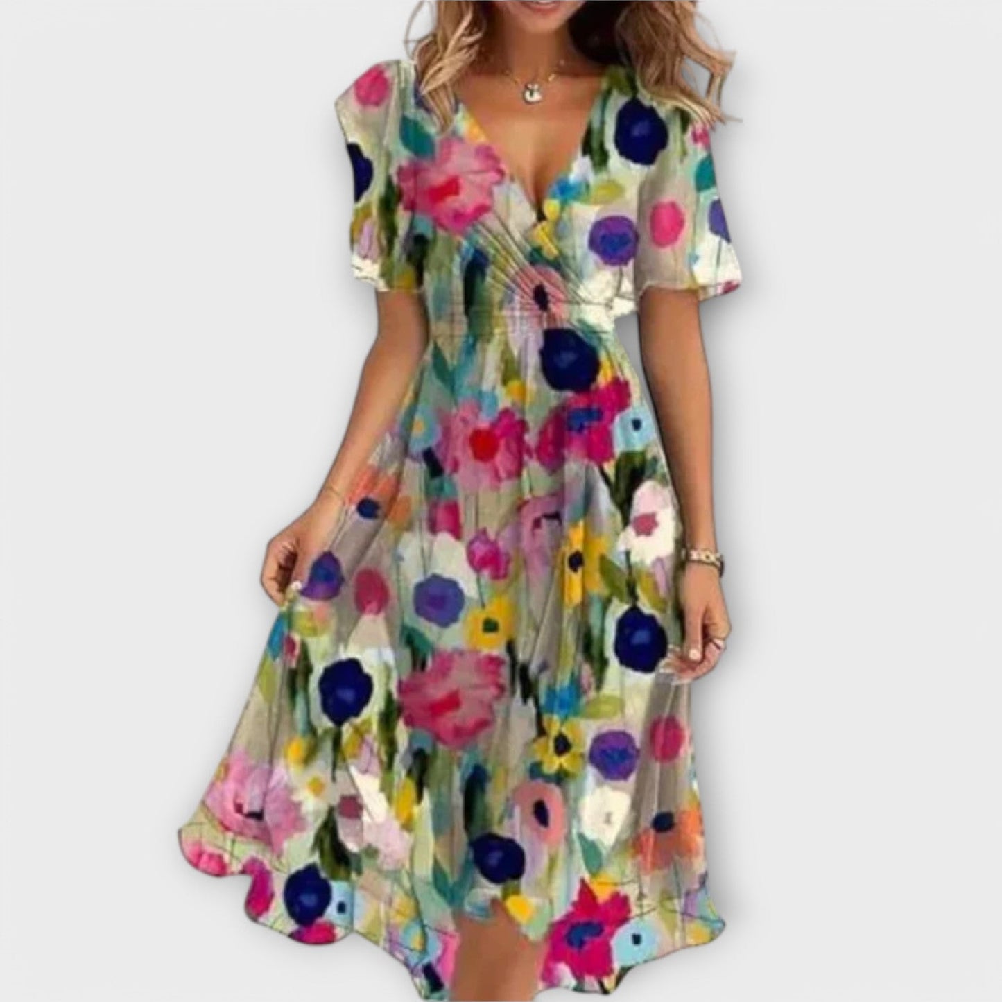 Lilian – V-Neck Elegance Dress